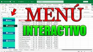 Cómo crear un MENÚ interactivo en EXCEL