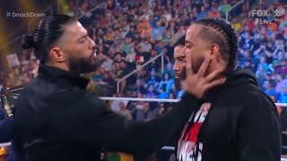 Roman Reigns shoves Jimmy Uso and tells him to apologize - WWE SmackDown 5/12/2023