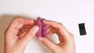 Как начесать шерстку для вязанной игрушки из мохера /How to comb wool for a knitted mohair toy