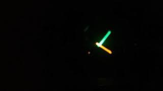 Lightsaber practice at night!