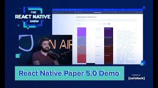 React Native Paper 5.0 Demo