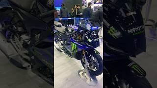 Yamaha R15M Monster Edition | Bharat Mobility Global Expo 2024 #trending#viral#yamaha#r15#monster