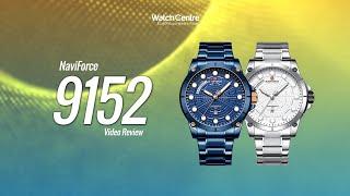 NaviForce 9152 Full Stainless Steel Men's Analog Watch Video Review