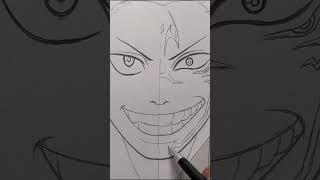 Easy anime sketch | how to draw Yuji VS Sukuna - Jujutsu Kaisen | drawing step by step for beginners