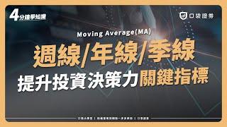 技術分析中的「週線、年線、季線」你知道代表什麼意思嗎？4分鐘帶你了解提升投資決策力的關鍵指標！｜口袋小學堂EP22