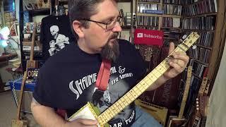 The "T Shape" Blues Lick for Cigar Box Guitar - by Shane Speal