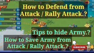 how to defend from Attack / Rally Attack in LORDS MOBILE @LordHero0011 #lordsmobile #gaming #games