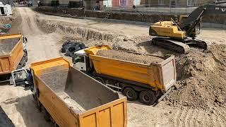 VOLVO EC 290 BLC EKSKAVATÖR MAN TGS 41.400 HAFRİYAT YÜKLERKEN #3