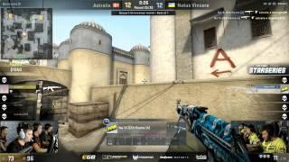 Flamie 1v4 | Na'Vi vs Astralis | Starseries Season 2 | Group C