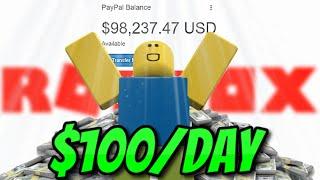 How To Make $100 Every Day From Roblox