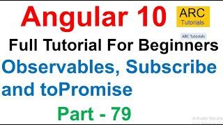 Angular 10 Tutorial #79 - Observable Subscribe Tutorial | Angular 10 Tutorial For Beginners