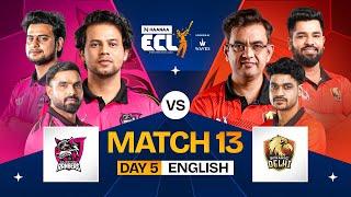 [ENGLISH] #ECL | Match 13 | Rajasthan Rangers vs Dynamic Delhi | Zayn Saifi vs Sonu Sharma