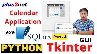 Create Standalone holiday Calendar App with Tkinter, SQLite & PyInstaller | #Python #PythonGUI