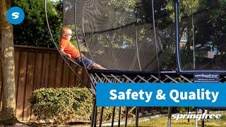 Springfree Trampoline - Safety and Quality