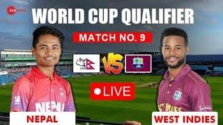 Qualifier Match West indies VS Nepal.