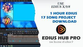 1 hour edius project download | edius master project | edius hub | edius hub pro