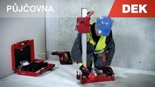 Jádrové vrtání se sestavou Hilti DD 150