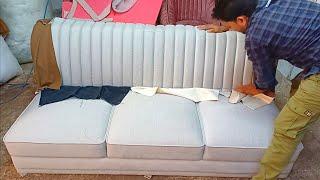 Latest Model Sofa 2024||How To Build New Model Sofa ||New Design Sofa Set || Three Seater Sofa