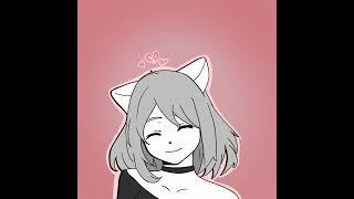 Time-lapse drawing of Anime Fox Girl in Color