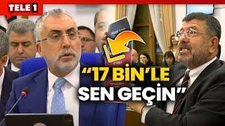 Bütçe komisyonunda gergin anlar...Bakan Vedat Işıkhan'la CHP'li Vekil arasında tartışma