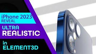 iPhone Reveal 2023 In After effects Element 3D | Ultra Realistic