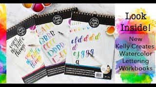 How to Learn Watercolor Lettering with Workbooks