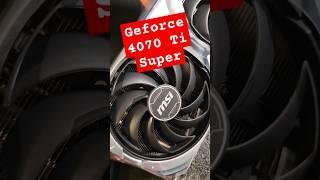 MSI Ventus GeForce RTX 4070 Ti super Unboxing #grafikkarte #nvidia #4070 #ventus