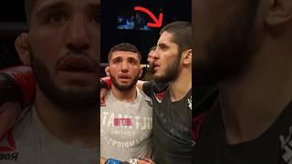 What did Islam Makhachev and Arman Tsarukyan talk about after the fight? #shorts