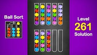 Ball Sort Puzzle Solution Level 261