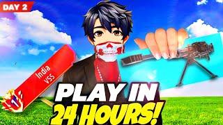 ACHIEVE INDIA TOP 1 TITLE KORD  | HARD PUSHING  PLAY ONLY 24 HOURS | IN #freefire