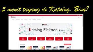 5 Menit Tayang di Katalog Bisa? (Tutorial Penayangan Produk Katalog Lokal)