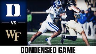 Duke vs. Wake Forest Condensed Game | 2024 ACC Football