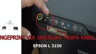 Setting PRINTER EPSON L3150 Via Wifi/ Jaringan tanpa Kabel