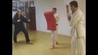 Tom Hill's Karate Dojo; Kicking the Bag; Mawashi Geri & Tobi Geri