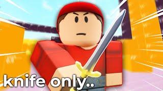 Knife Only is GOOFY... (Roblox Arsenal)