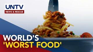 Hotsilog, Pinoy-style spaghetti, kabilang sa world's 'worst food' ng TasteAtlas