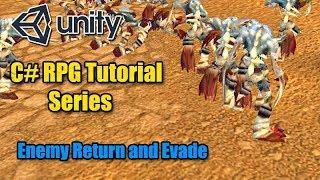 Unity RPG Tutorial - Enemy Return and Evade