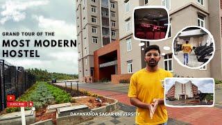 Grand Tour of the Most MODERN Hostel | Dayananda sagar university | #chinthanjyosh