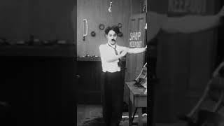 Chaplin shows his muscles #charliechaplin #keystone