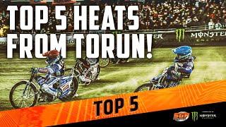 Top 5 Torun SGP Heats! | FIM Speedway Grand Prix