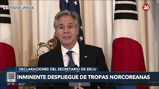 EEUU espera que las tropas norcoreanas se desplieguen en días por Ucrania