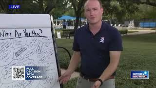 LIVE: 'Why Are You Here?' Houston Voters Write Out Reasons They're Voting This Election