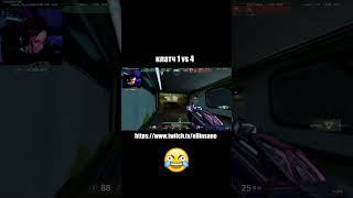 Clutch 1 vs 4 #apex #apexlegends #wraithapex #valkyrieapex