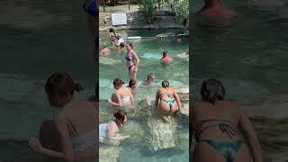 Summer Holiday Pamukkale Cleopatra Pool -Hot Day️ #pamukkale