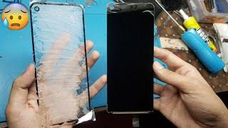 Motorola One Vision Cracked Screen Restoration | Front Glass Replacement | Rebuild Broken Phone