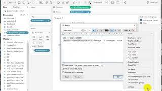 Working with Tooltips in Tableau