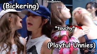 twice sana & jihyo fighting over this ft. momo & nayeon being touchy