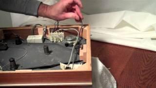 Removing the motor from a Thorens TD-160 Turntable