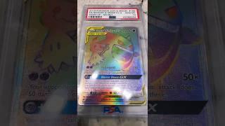 PSA 10 Gengar & Mimikyu GX Tag Team (Secret)! #pokemon #teamup