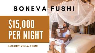 SONEVA FUSHI | 3 BEDROOM VILLA TOUR | $15000 A NIGHT | THE OFFBEAT  COUPLE